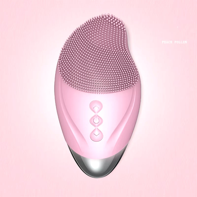 Facial Massager Silicone Cleansing Brush Eye Massage Tool Face Cleaner Deep Cleaning Pores Skin Health Care Device Rechargeable