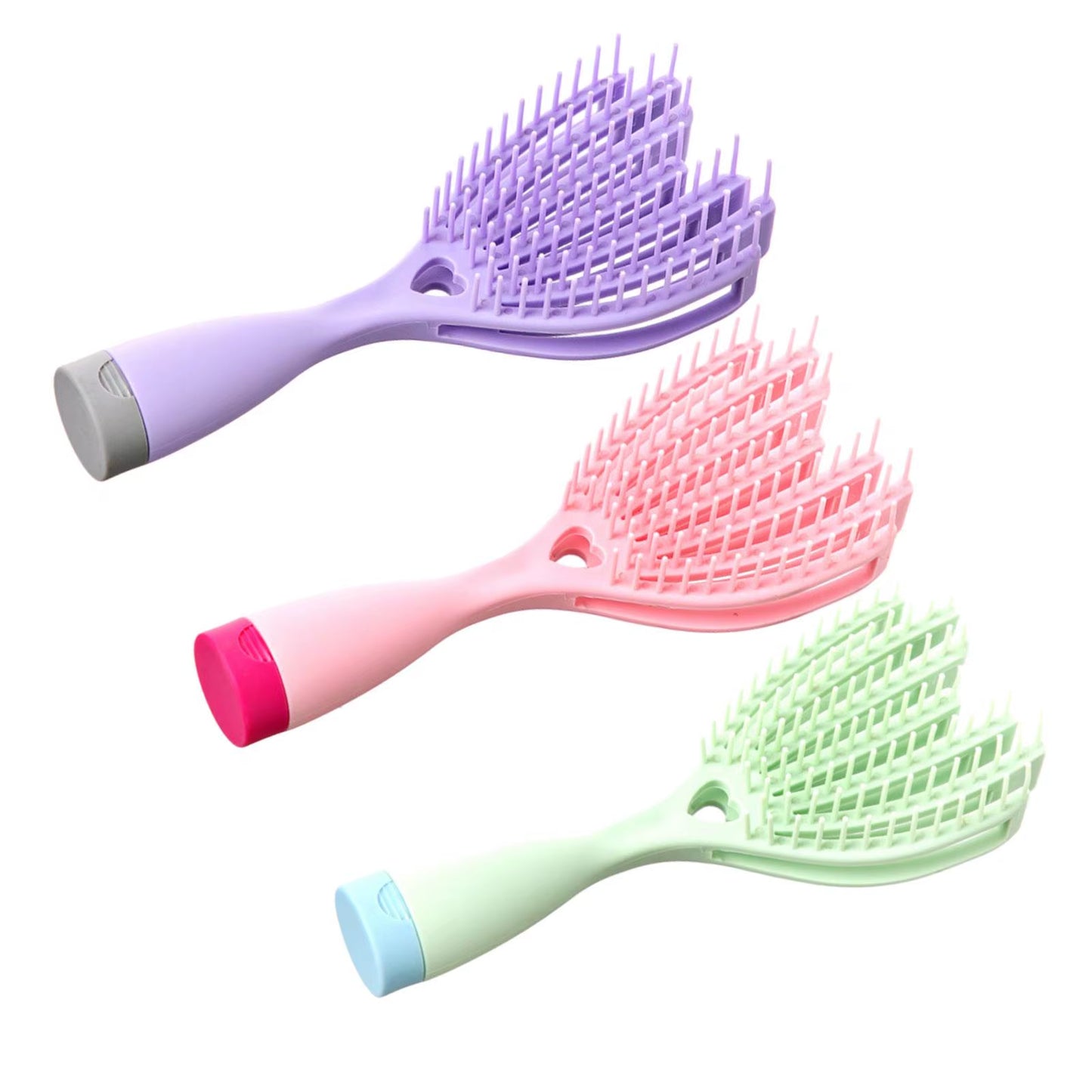 Detangling Brush Durable Accessories Comfortable to Contact Soft Flexible Multipurpose Massage Comb Vent Hair Brush for Wet Hair