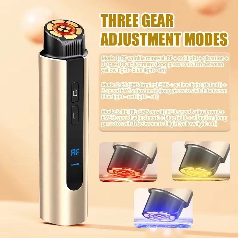 Ems Microcurrent Face Lifting Machine Beauty Skin Care Massager for Facial Lifting and Eyes Tightening Skin Beauty Device Gift