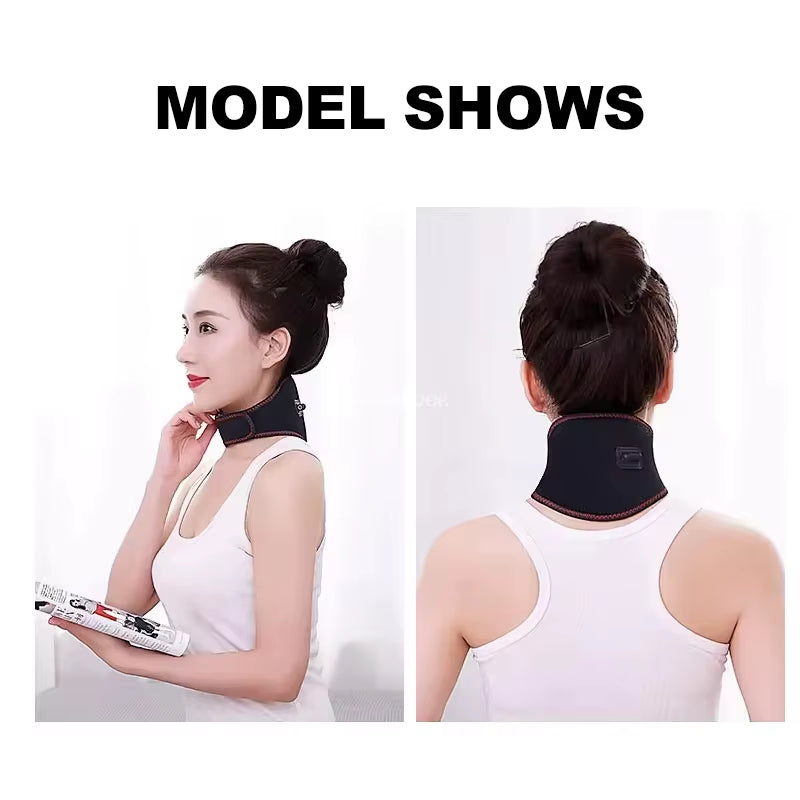 Neck Wrap for Pain Relief Electric Neck Heating Pad Heated Cervical Vertebra Fatigue Therapy Moxibustion Health Care Massager