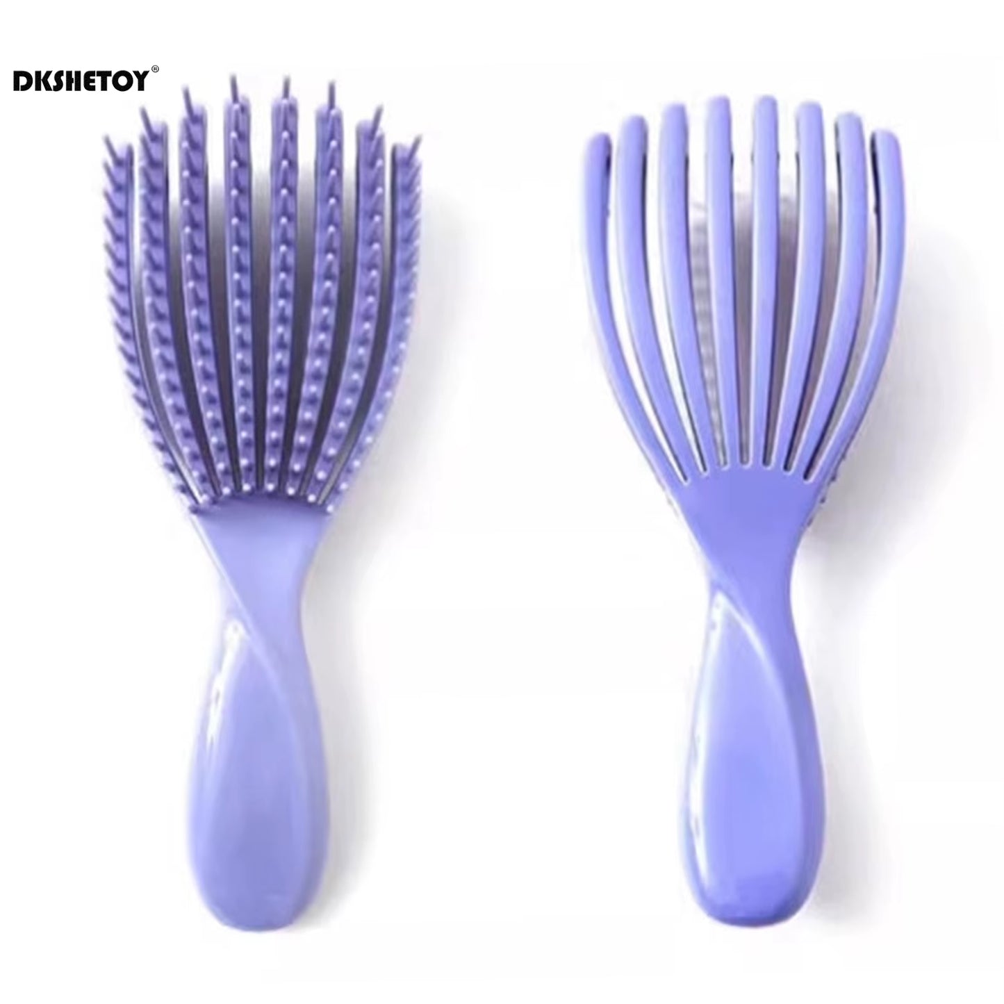 Fluffy Styling Combs Anti-Static Detangling Brush Hollow Out Comb for Home and Salon Hair Styling Tools Accessories