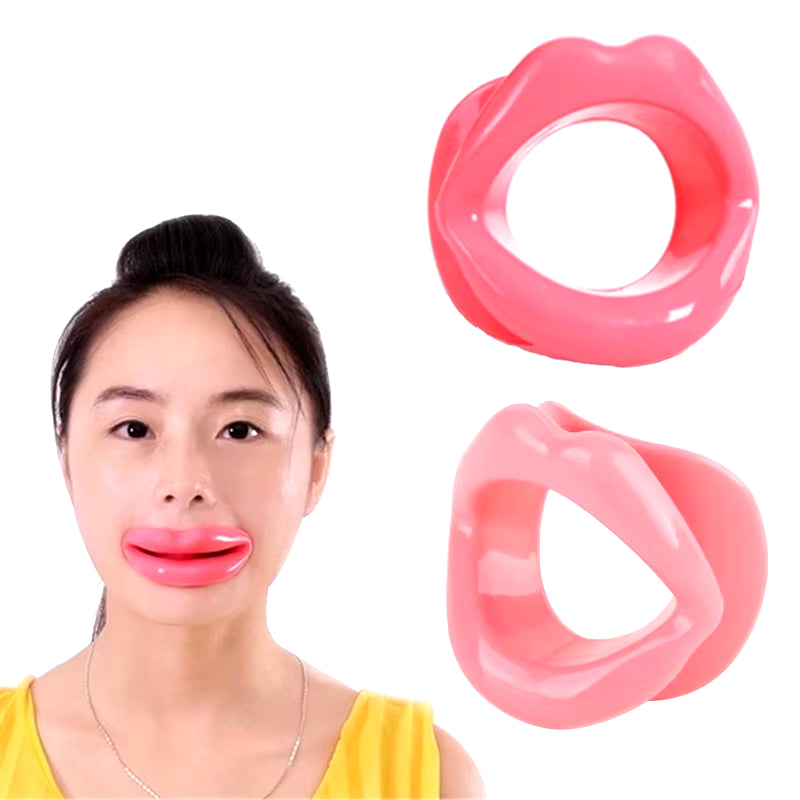 Silicone Rubber Face Slimmer Exercise Mouth Piece Muscle anti Wrinkle Lip Trainer Mouth Massager Exerciser Mouthpiece Face Care